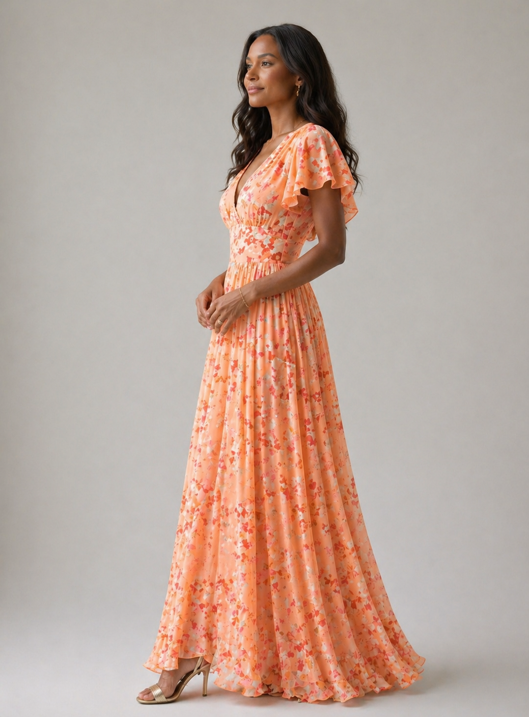 Aurora Valencia | Glamorous dress that covers the belly