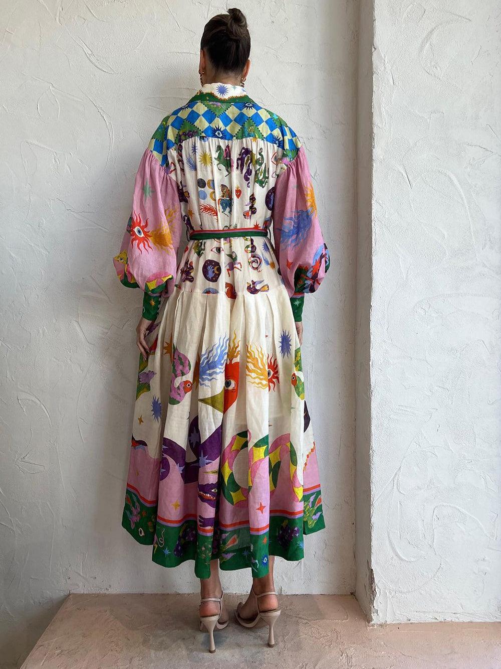 Aurora Valencia | Beach Glam Pleated Loose Dress