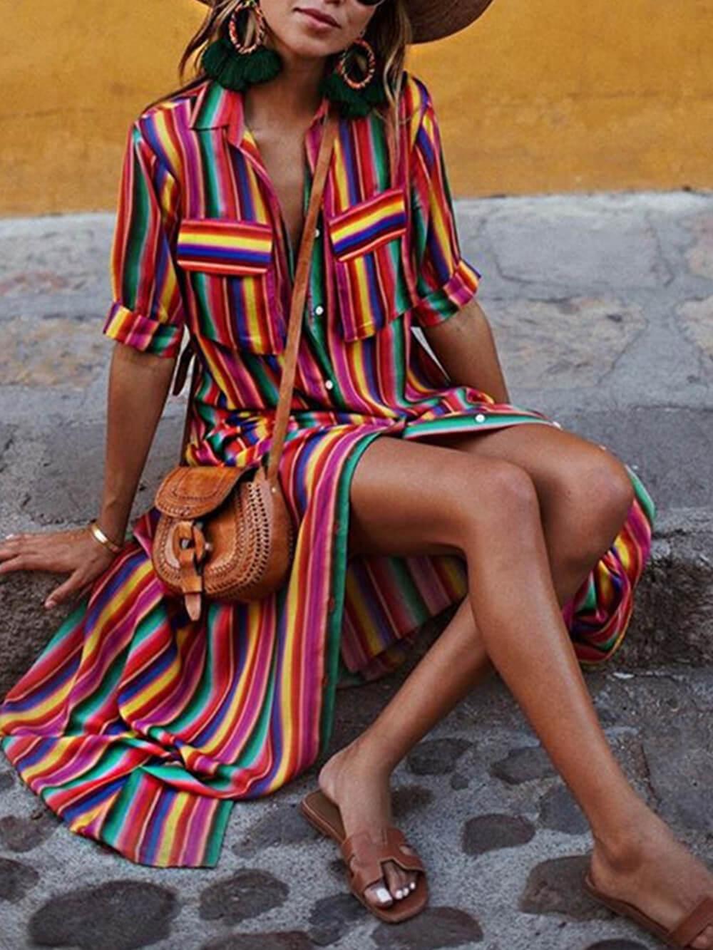 Aurora Valencia | Summer Shirt Maxi Skirt