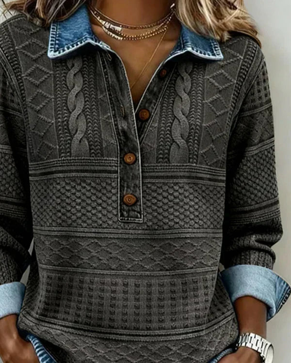 Claire™ | Stylish Collar Top