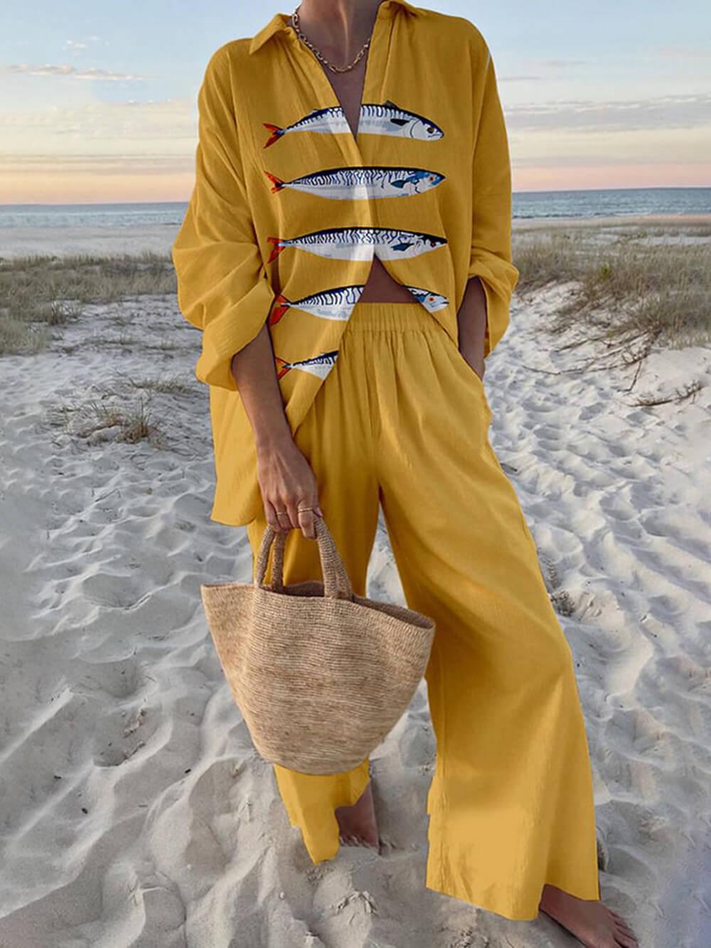 Aurora Valencia | Island Style Ocean Print