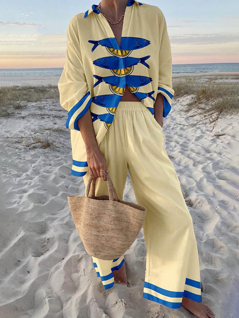 Aurora Valencia | Island Style Ocean Print