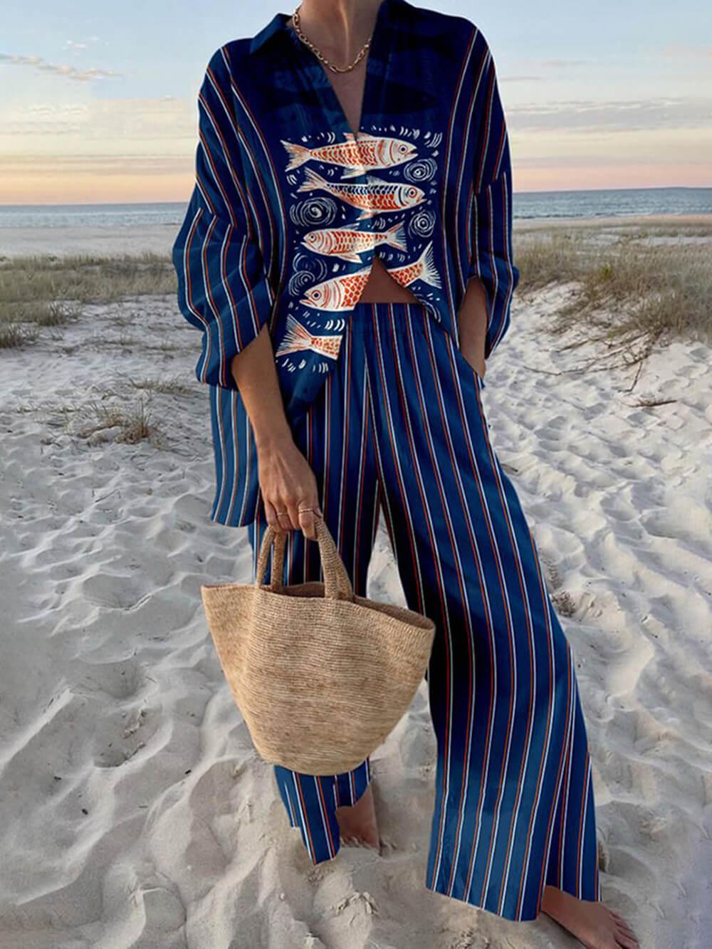 Aurora Valencia | Island Style Ocean Print