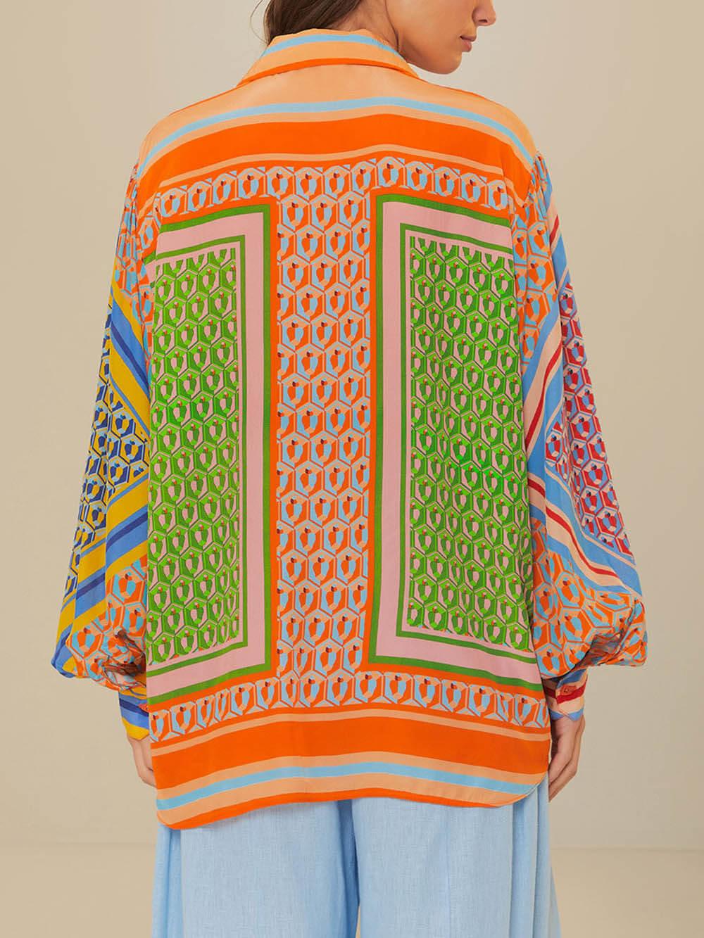 Aurora Valencia | Tropical Look Colorful Unique Shirt