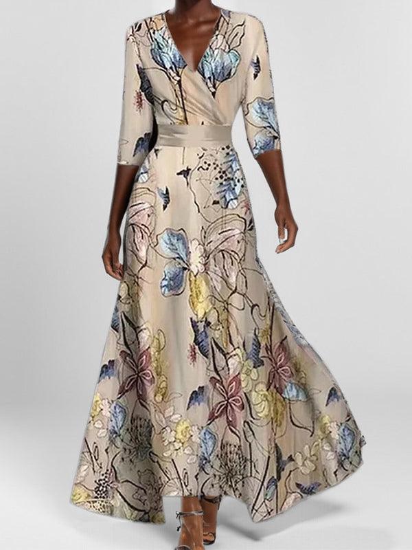 Aurora Valencia  |  Elegant Maxi Dress