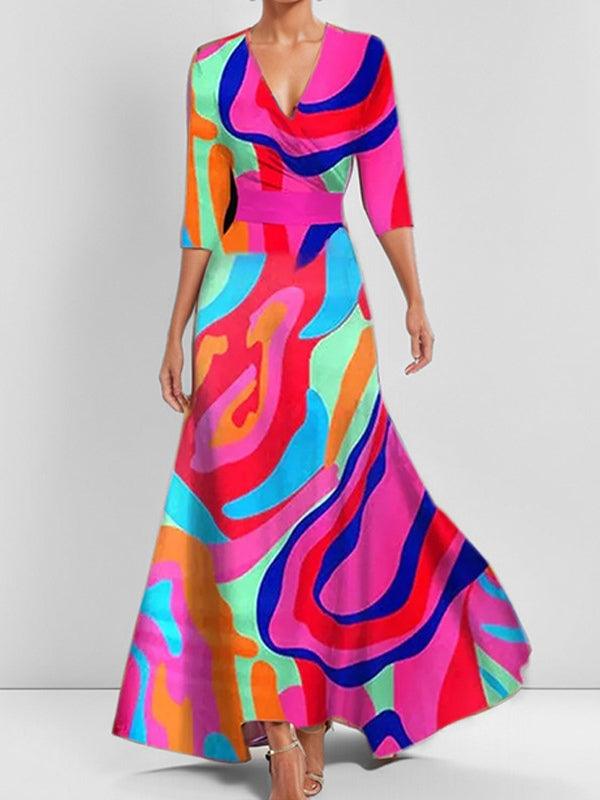 Aurora Valencia  |  Elegant Maxi Dress