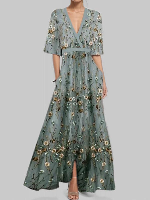 Aurora Valencia  |  Elegant Maxi Dress