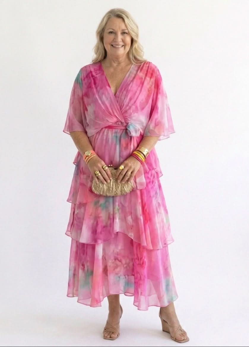 Aurora Valencia |Layered Floral Sun Dress