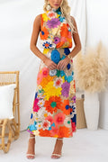 Aurora Valencia  |  Floral  Maxi Dress