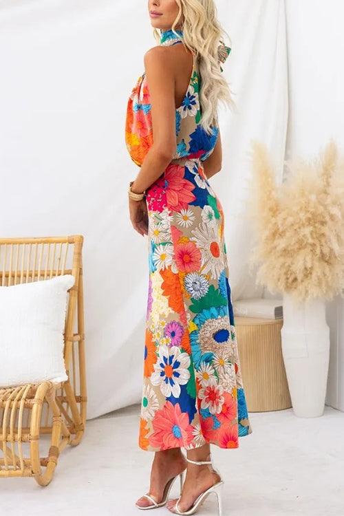 Aurora Valencia  |  Floral  Maxi Dress