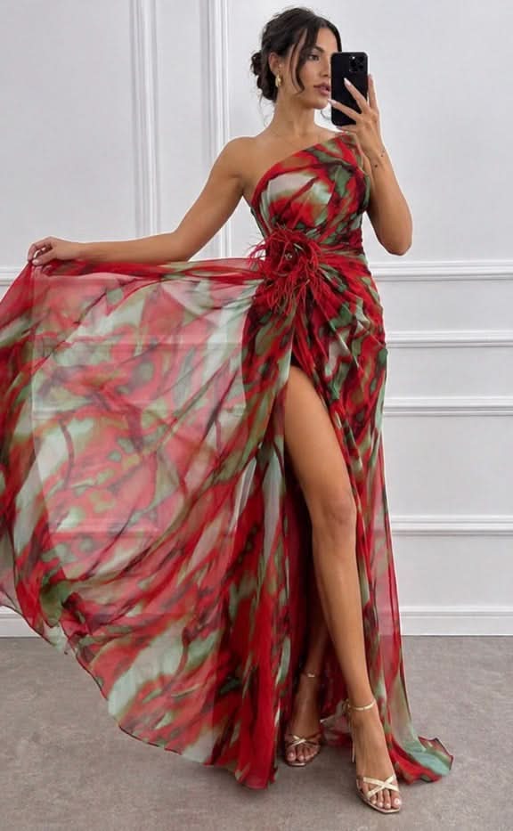 Aurora Valencia | Vibrant Draped Dress