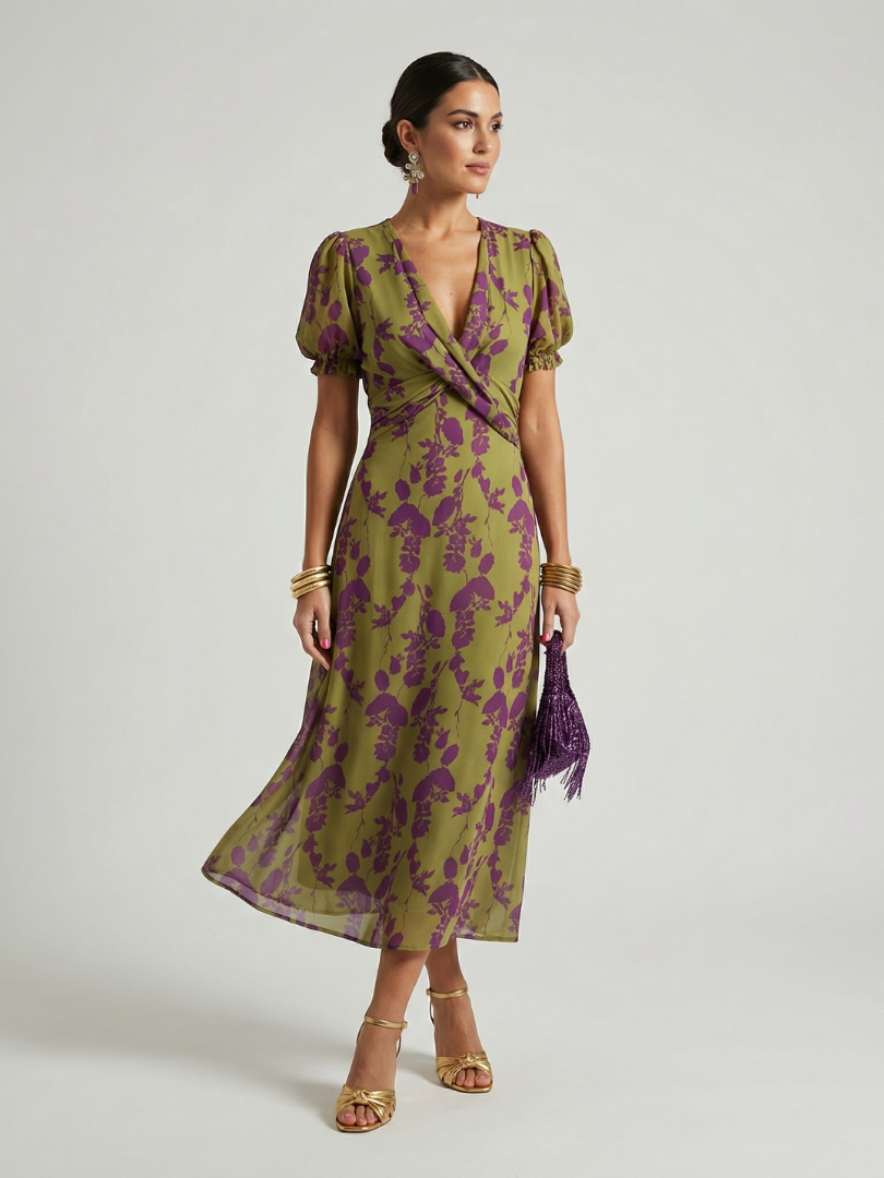 Aurora Valencia | Relaxed Floral Midi Dress