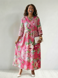 Aurora Valencia | Garden Bloom Midi Dress