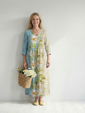 Aurora Valencia | Light Daisy Midi Dress