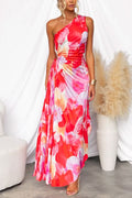 Aurora Valencia | Pleated One-Shoulder Dress