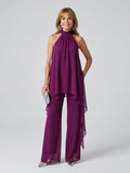 Aurora Valencia | Halter Neck Asymmetric Tunic Set