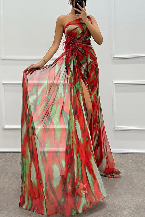 Aurora Valencia | Vibrant Draped Dress
