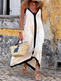 Aurora Valencia | Island Style Lavechic Colorblock Midi Dress Look