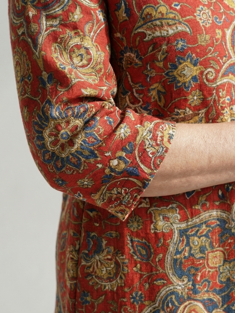 Aurora Valencia | Ease Patchwork Midi Dress