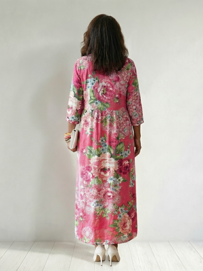 Aurora Valencia | Garden Bloom Midi Dress