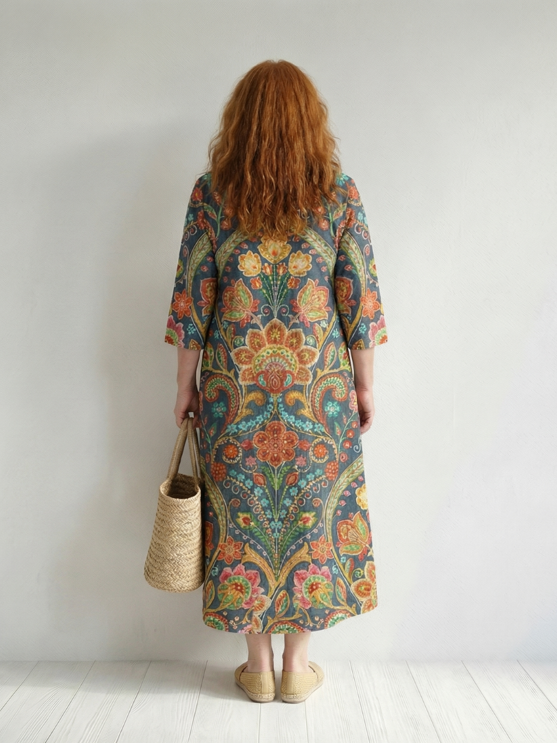 Aurora Valencia | Easy Shape Garden Midi Dress