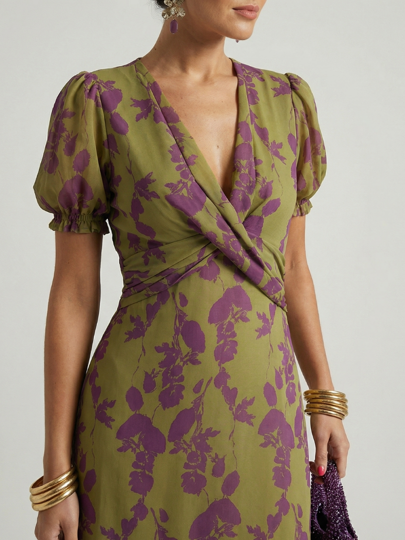 Aurora Valencia | Relaxed Floral Midi Dress