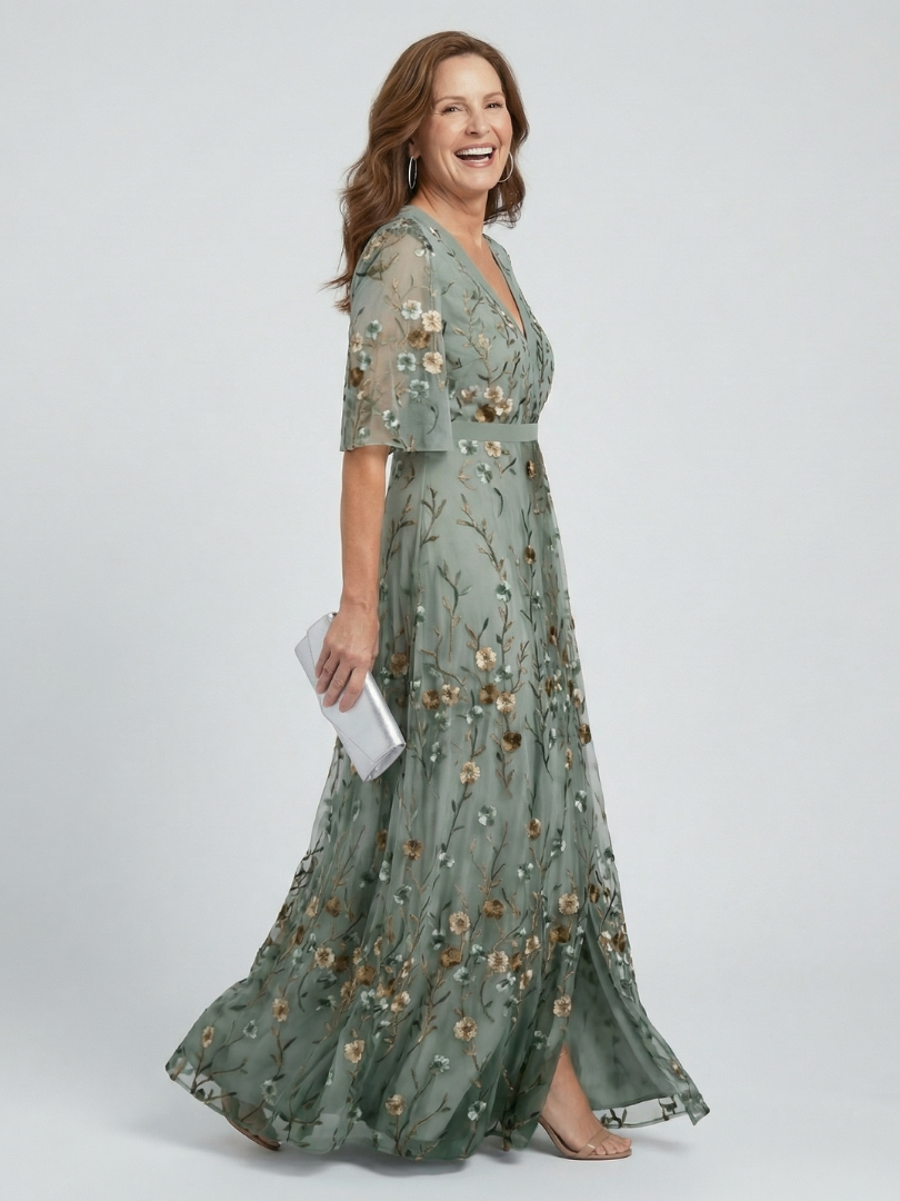 Aurora Valencia | Halter Bloom Flow Maxi Dress