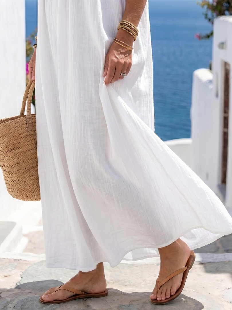 Aurora Valencia | Natural Flowing Maxi Dress