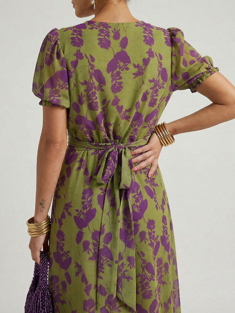Aurora Valencia | Relaxed Floral Midi Dress
