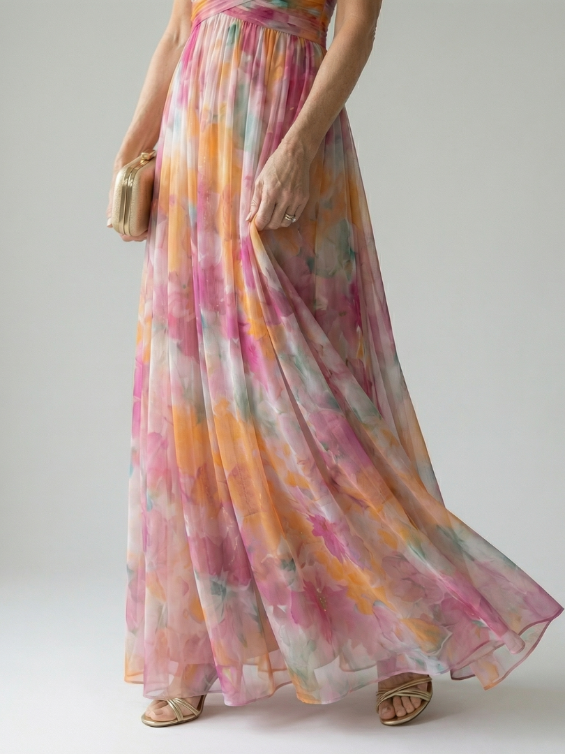 Aurora Valencia | Soft Wrap Maxi Dress