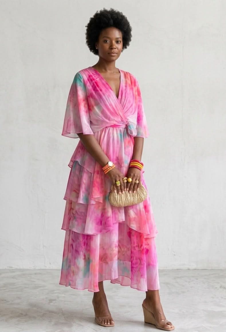 Aurora Valencia |Layered Floral Sun Dress