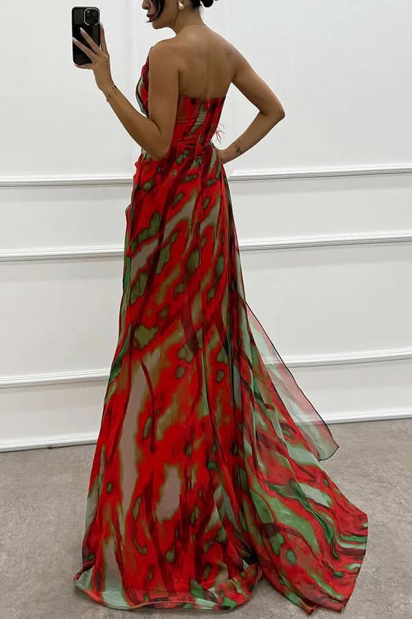 Aurora Valencia | Vibrant Draped Dress