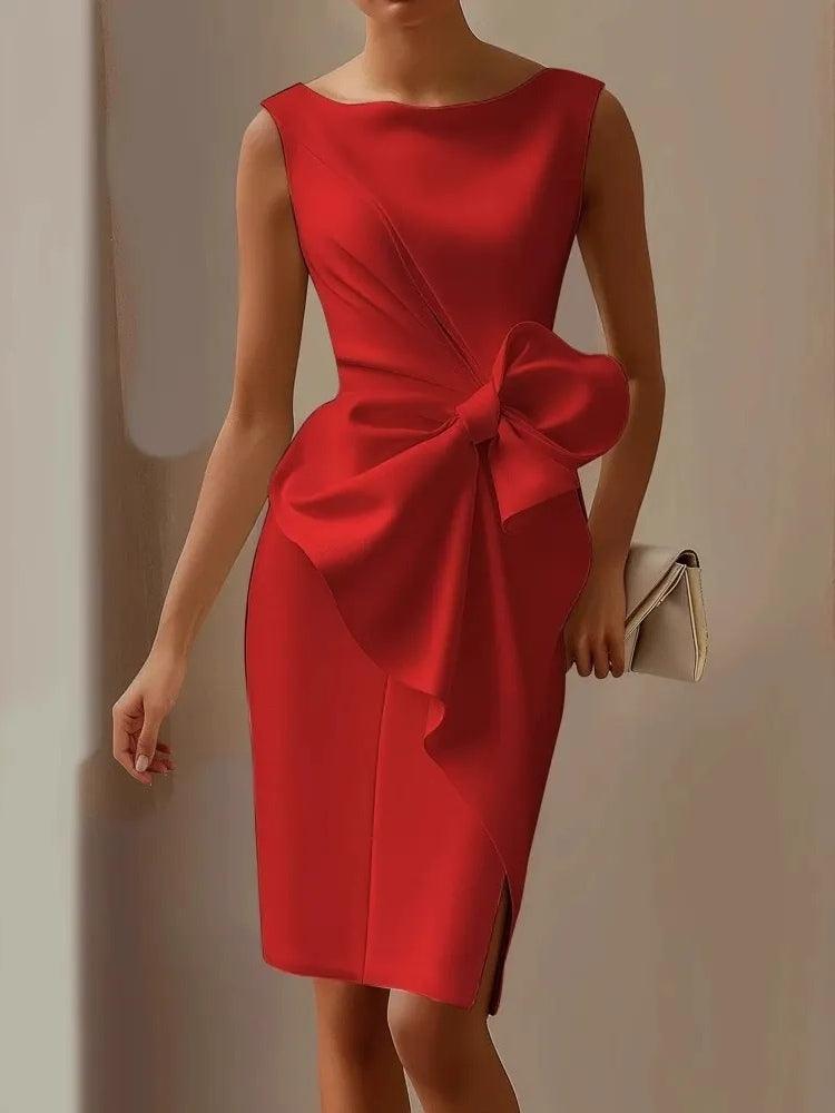 Aurora Valencia  | Holiday Mood New Bow Tie Dress Edition