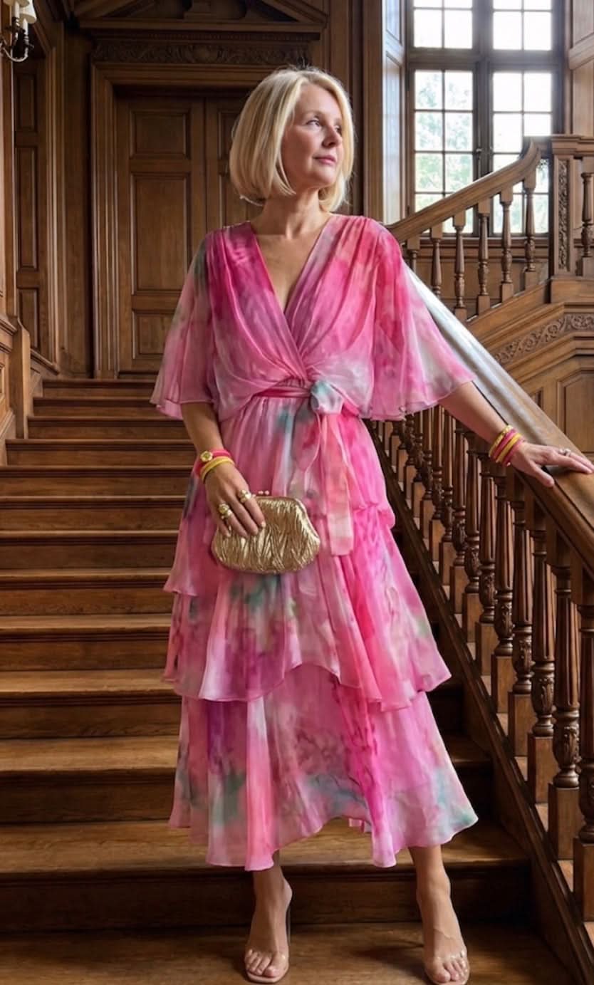 Aurora Valencia |Layered Floral Sun Dress