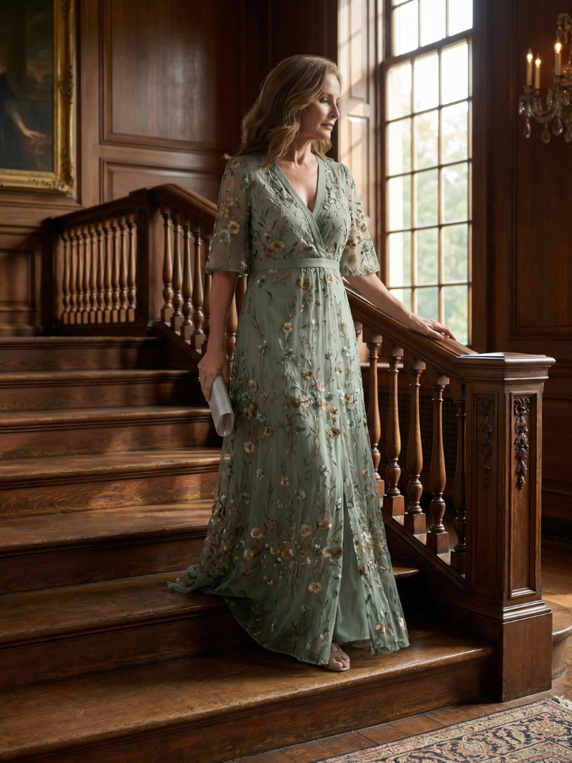 Aurora Valencia | Halter Bloom Flow Maxi Dress