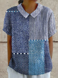 Aurora Valencia  | Patchwork Print Shirt
