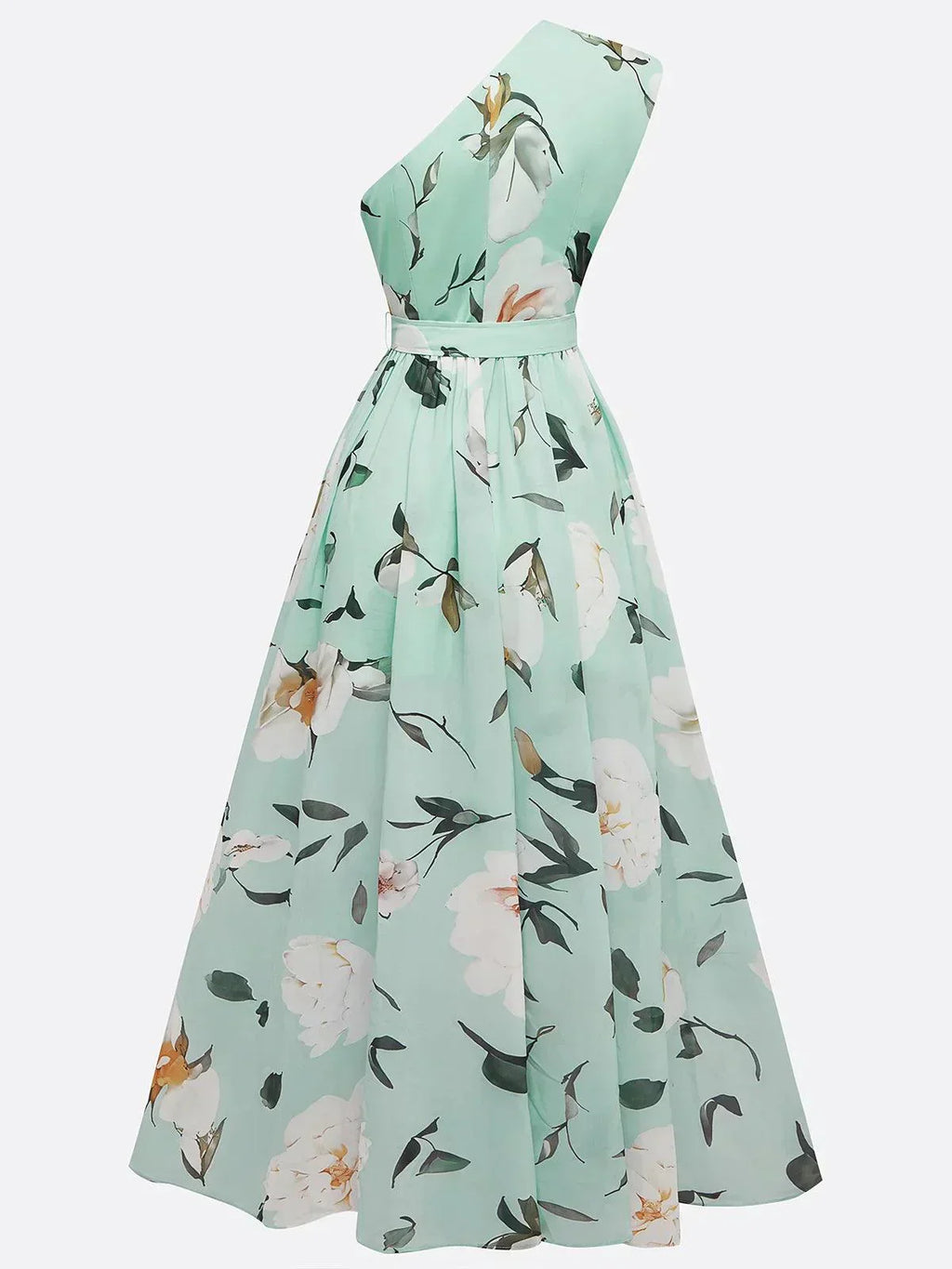 Aurora Valencia  | One-Shoulder Maxi Dress