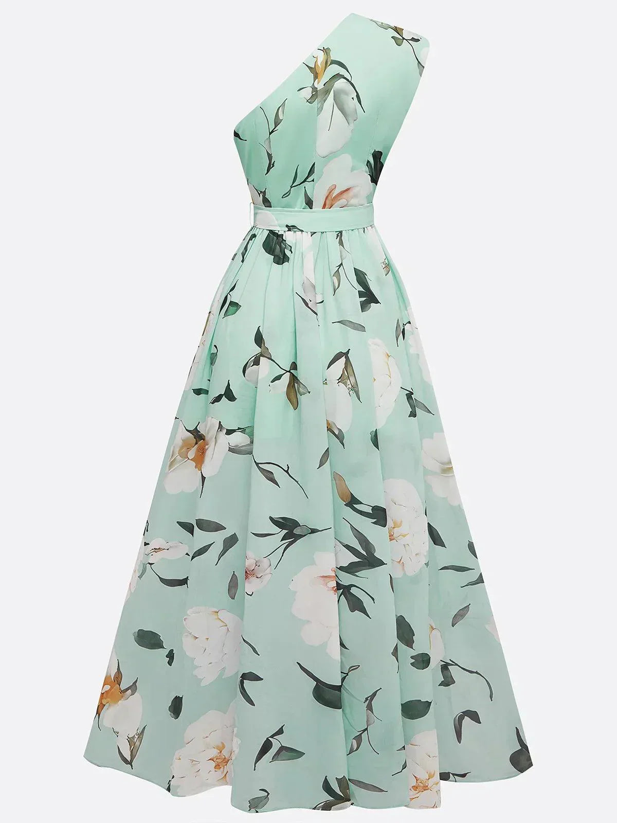 Aurora Valencia  | One-Shoulder Maxi Dress