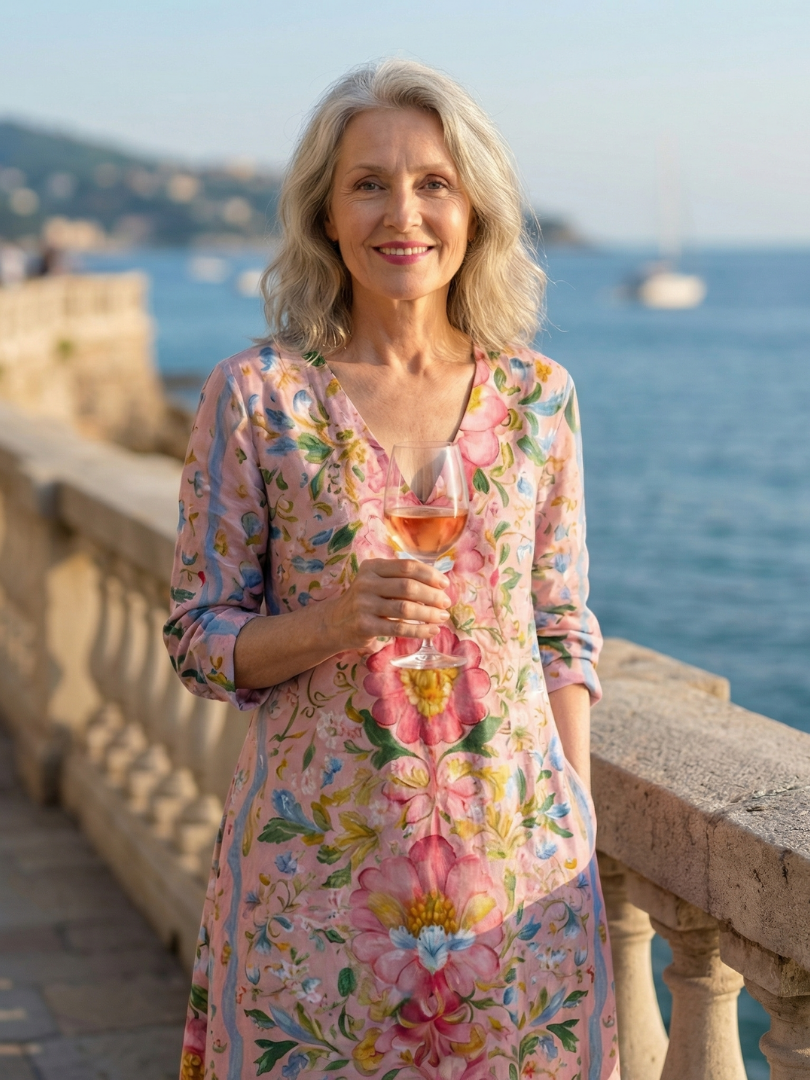 Aurora Valencia | Light Form Floral Midi Dress