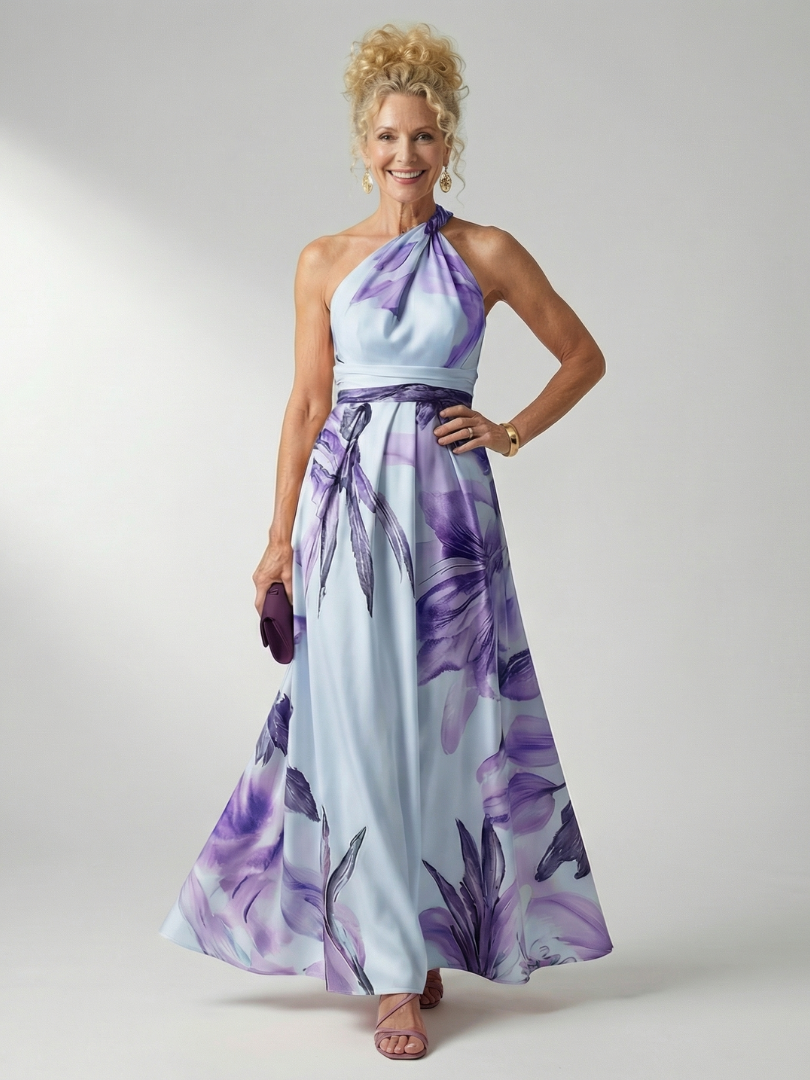 Aurora Valencia | Light Floral Maxi Dress