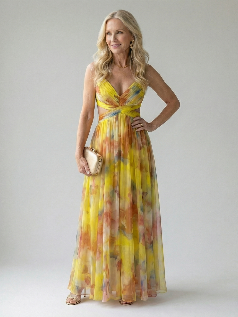 Aurora Valencia | Soft Wrap Maxi Dress