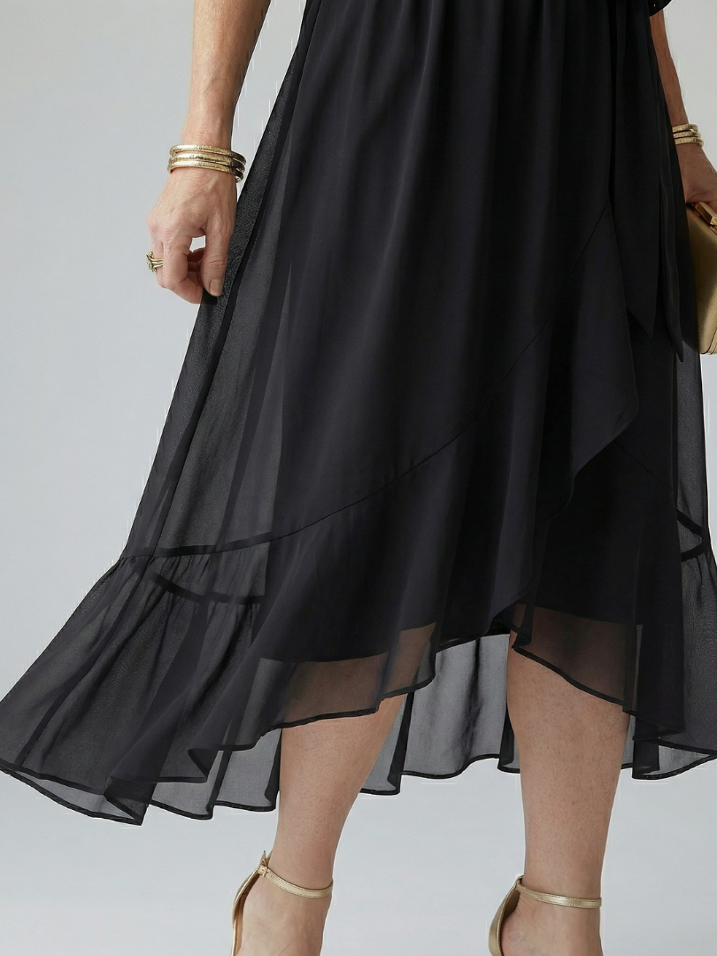 Aurora Valencia | Light Drape Midi Dress