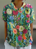 Aurora Valencia | Watercolor Floral Shirt