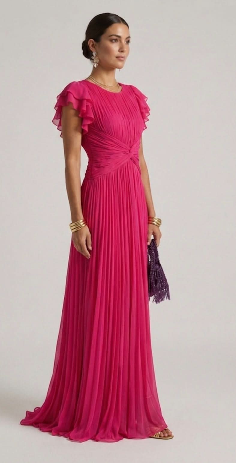 Aurora Valencia | Pleated Evening Dress