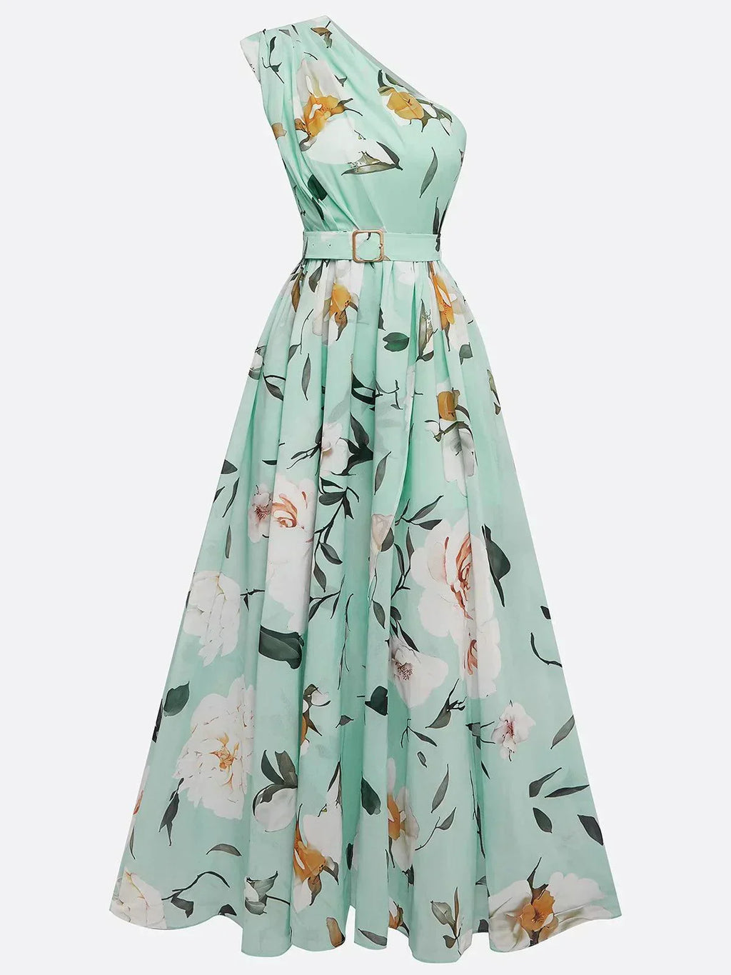 Aurora Valencia  | One-Shoulder Maxi Dress