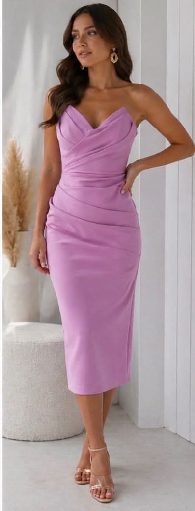 Aurora Valencia | Flattering Draped Dress
