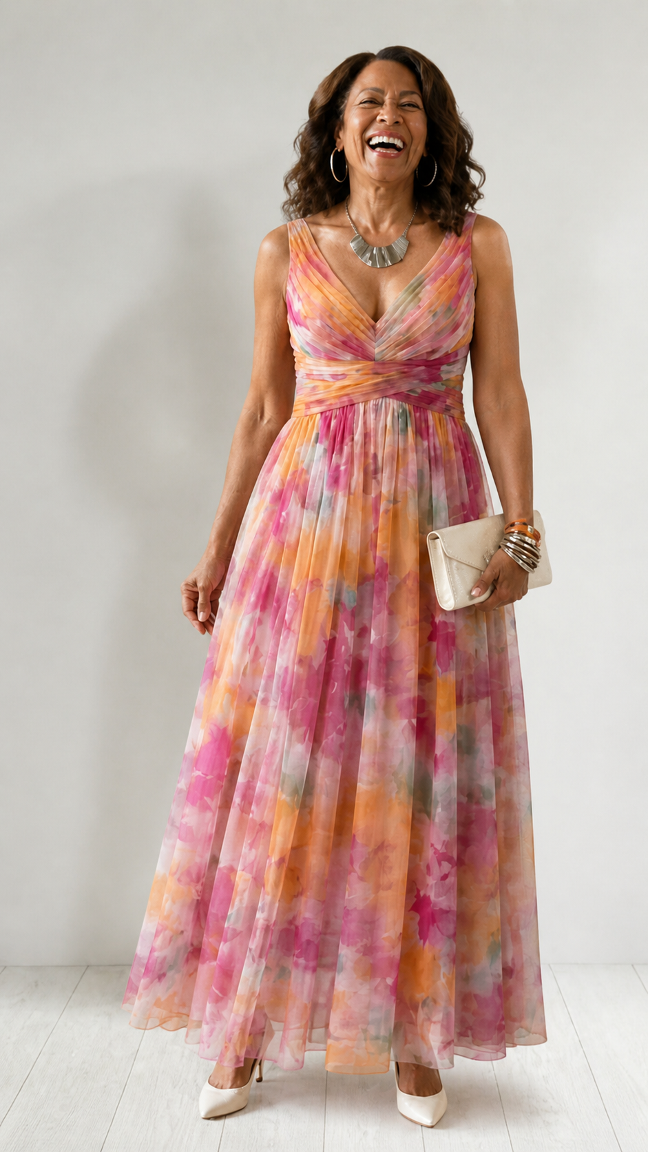 Aurora Valencia | Soft Wrap Maxi Dress