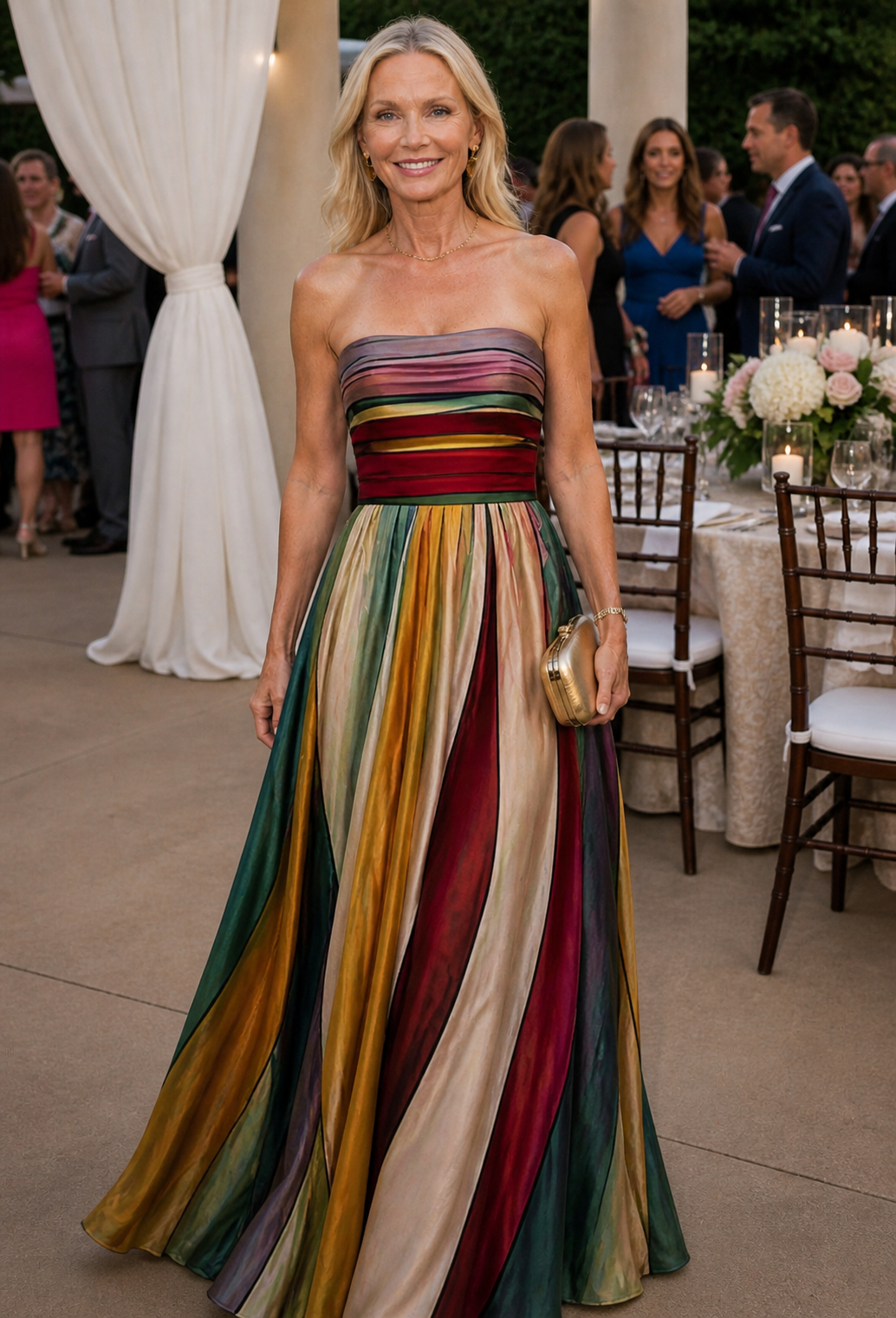 Aurora Valencia | Effortless Strapless A-Line Dress