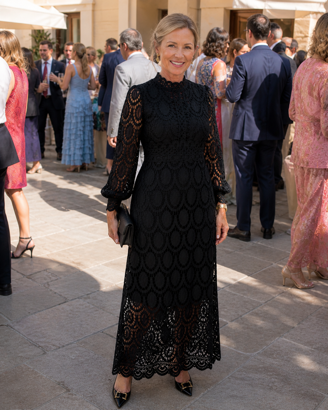 Aurora Valencia | Lace Midi Dress