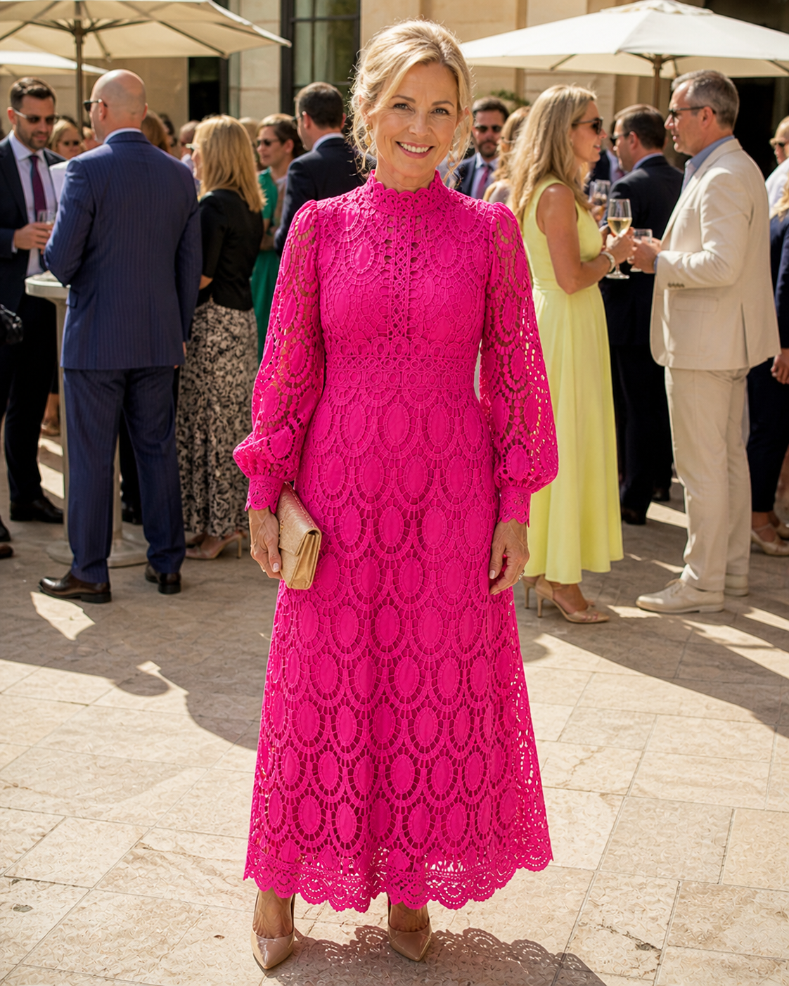 Aurora Valencia | Lace Midi Dress
